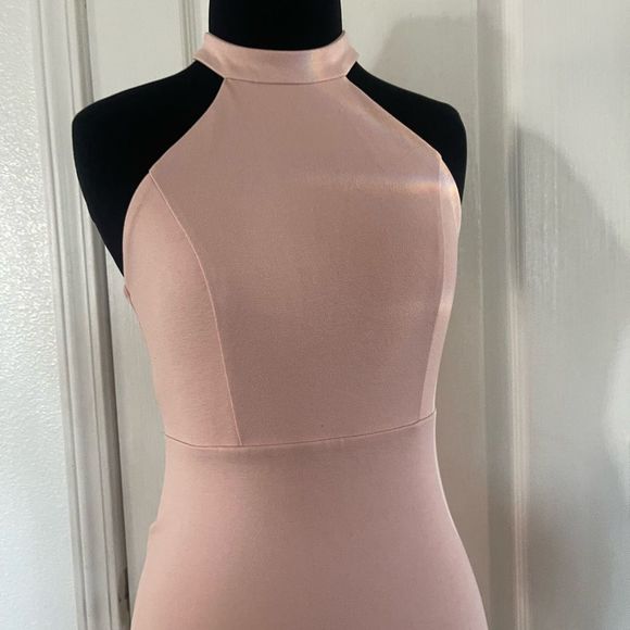 Lulus Dresses & Skirts - LuLus Baby Pink Halter Dress size small